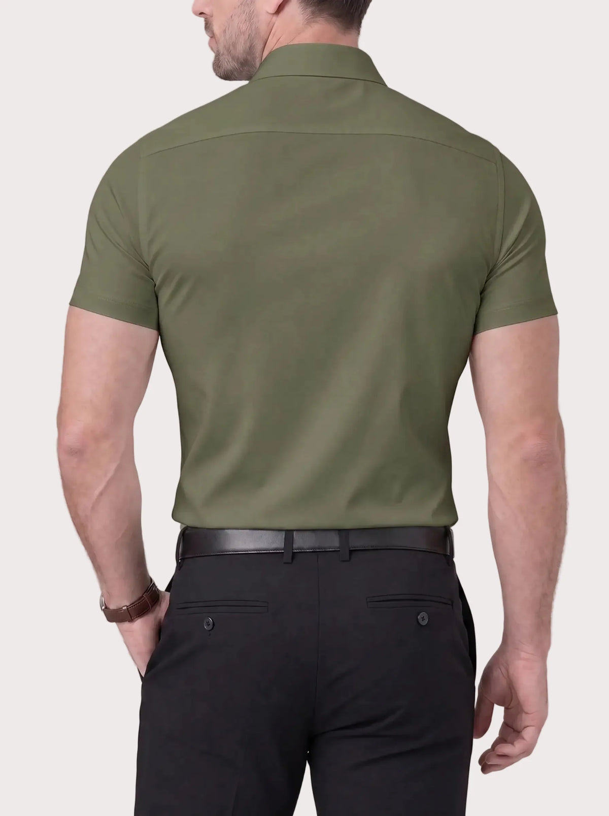 Milano Stretch Dress Shirt (Short Sleeve)